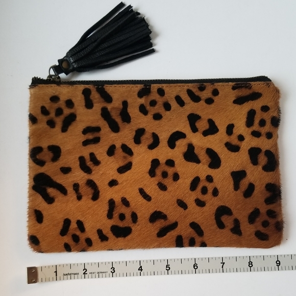 Leather pouch leopard - Picture 6 of 6